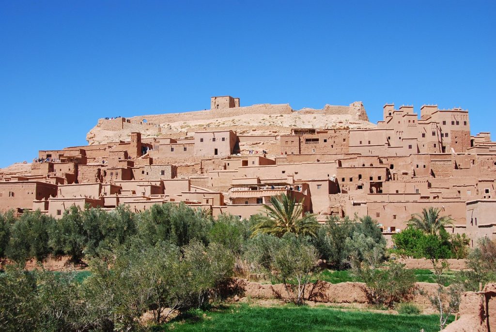 The fortified village of Ait Ben Haddou, a historic and cinematic start to tours from Ouarzazate.